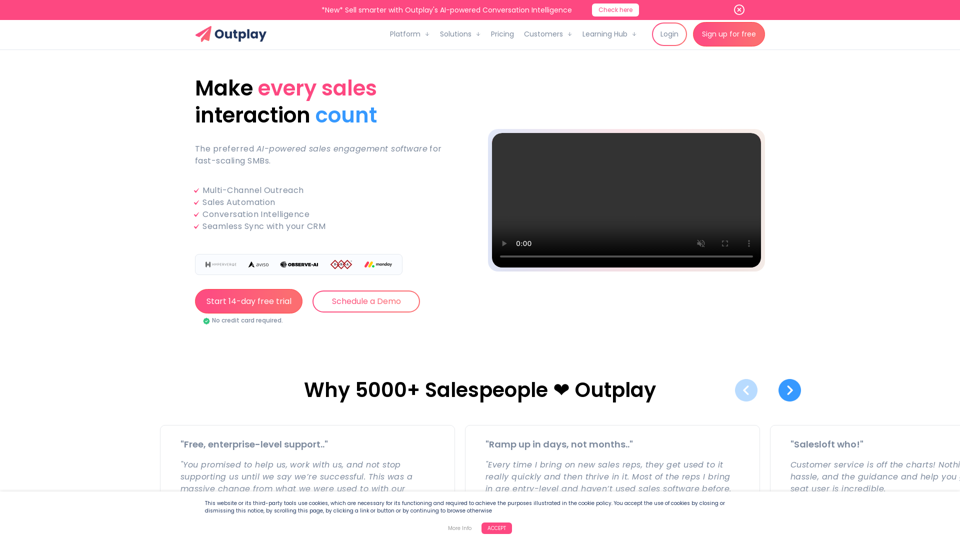 Outplay: Sales Engagement & Sales Automation Platform