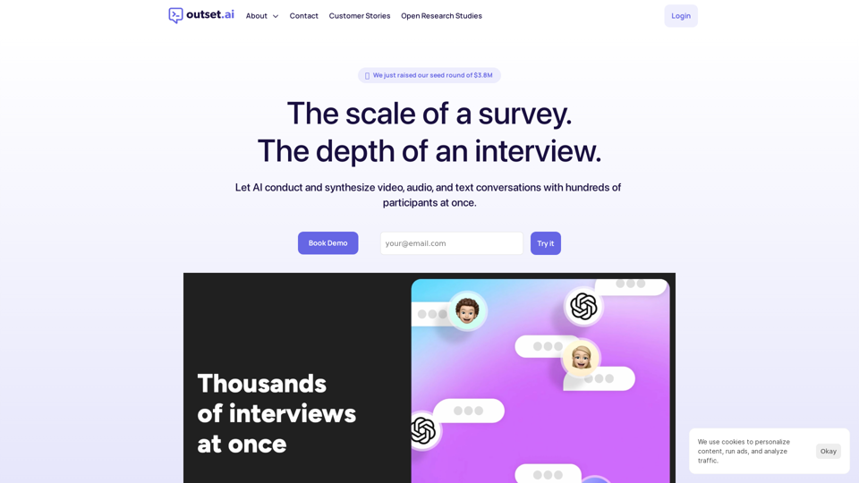 Outset - The AI-Moderated Research Platform