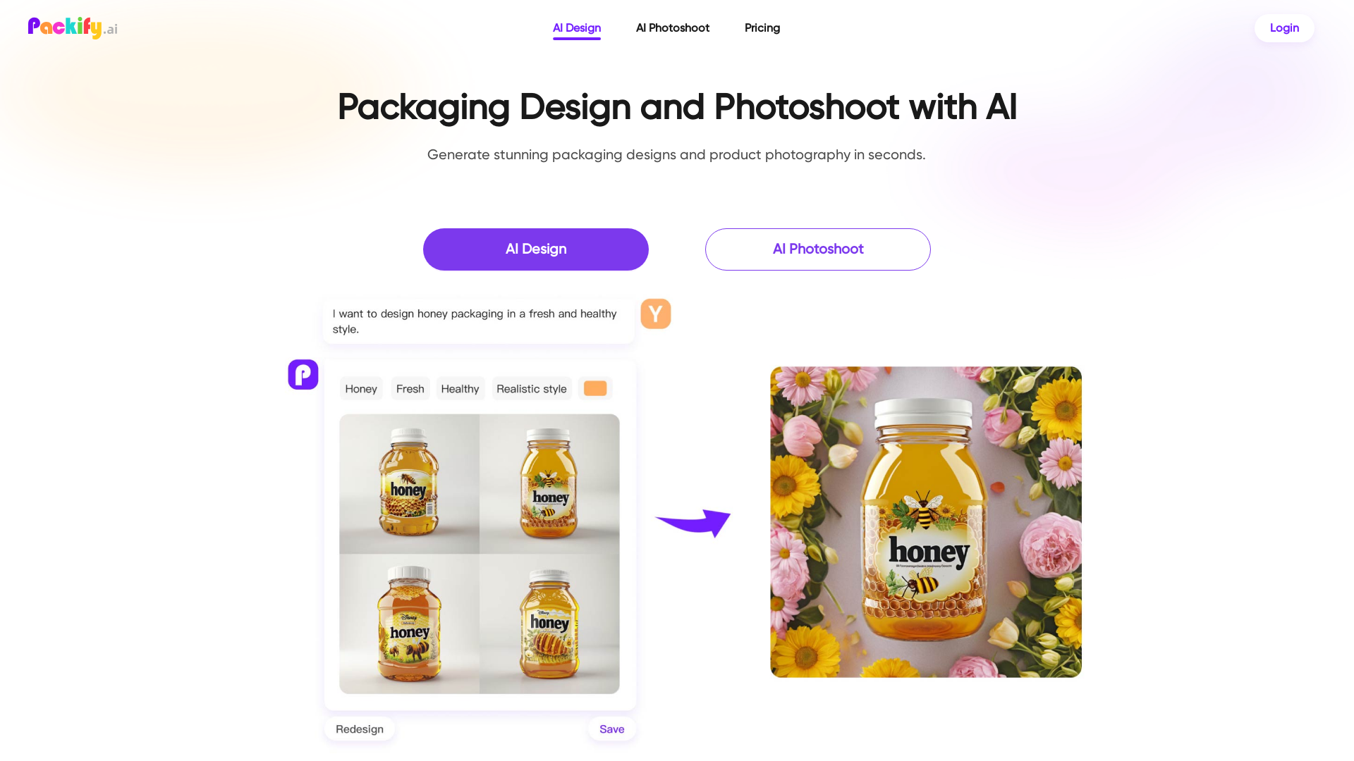 AI Packaging Design & Product Photography