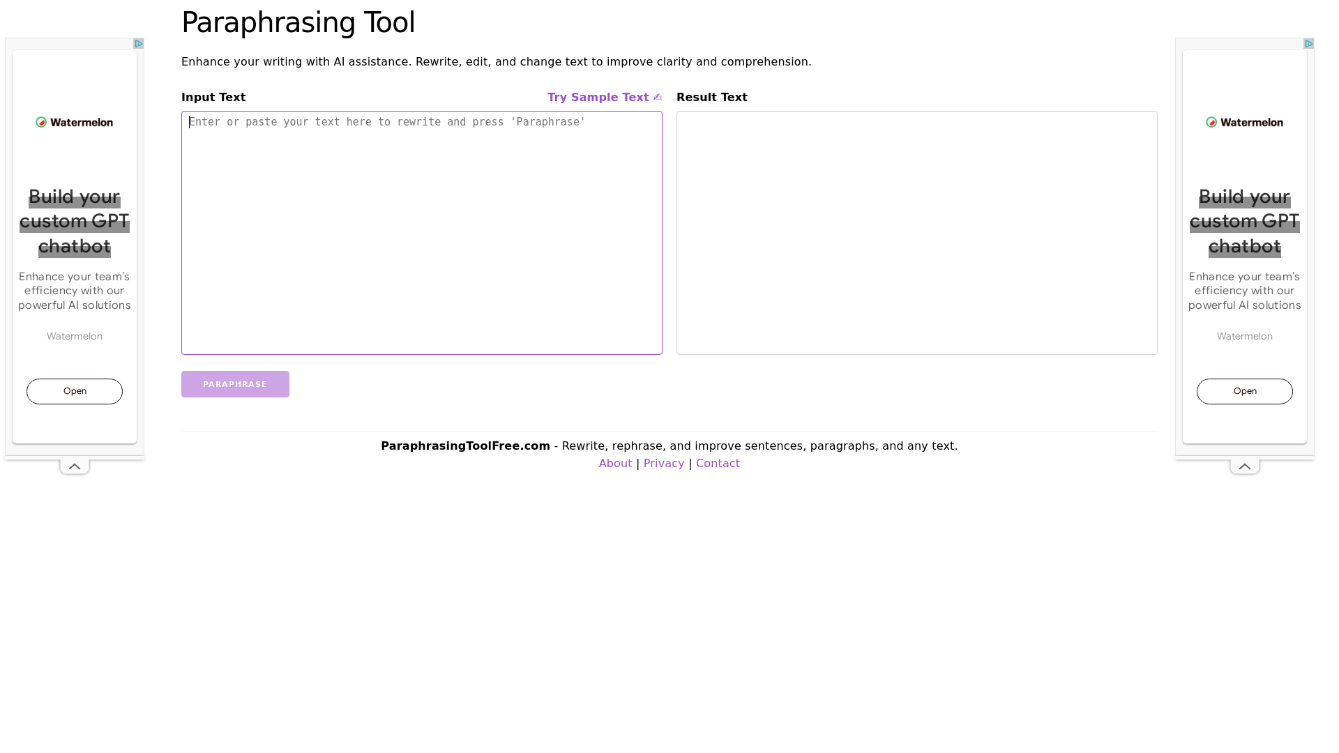 Paraphrasing Tool