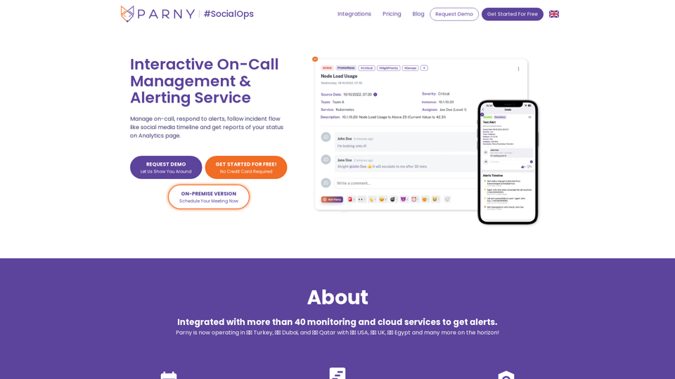 Parny screenshot