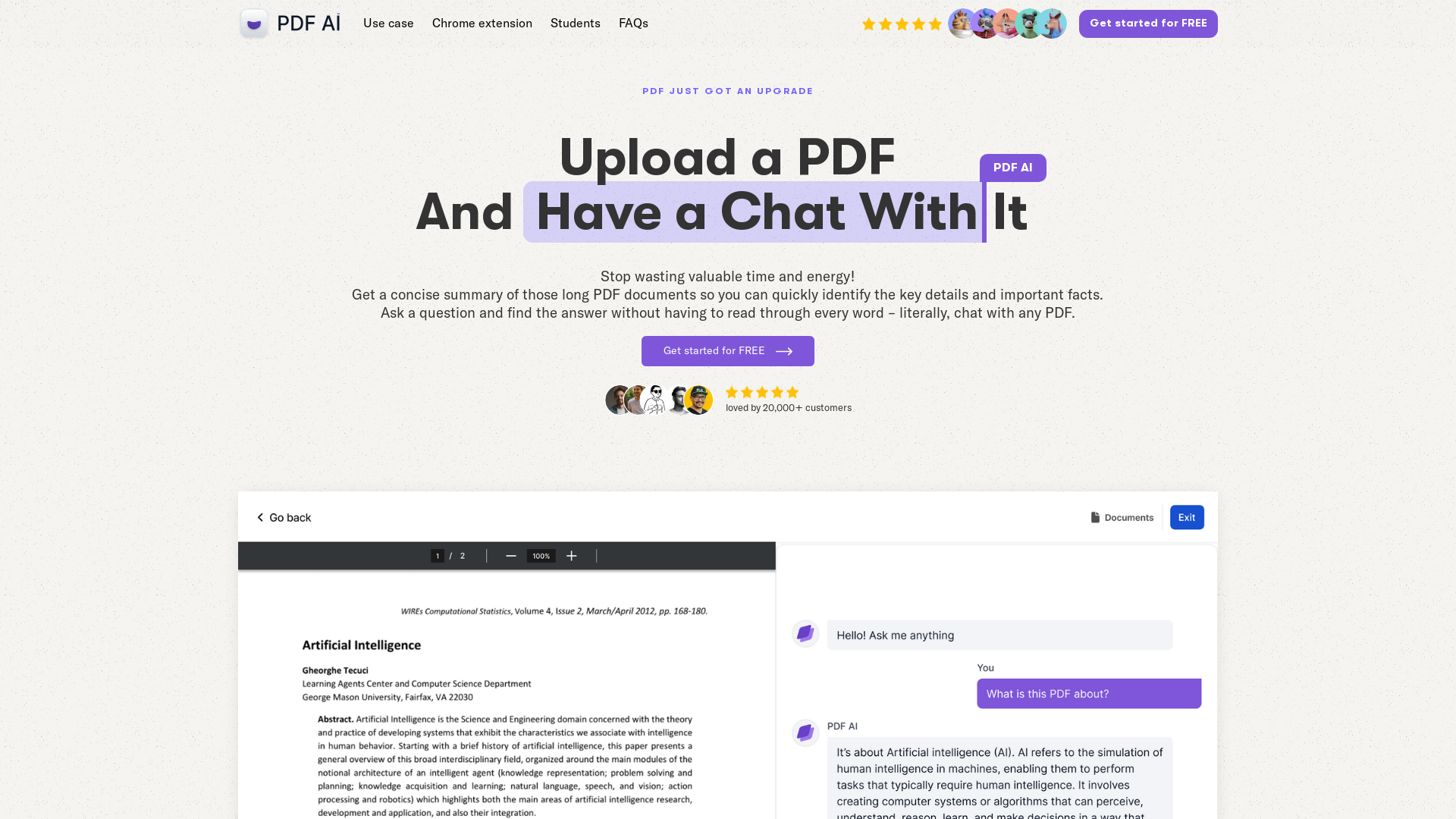 Chat with Any PDF Document