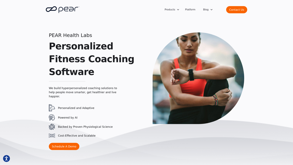 PEAR Health Labs | Adaptive Digital Coaching Software