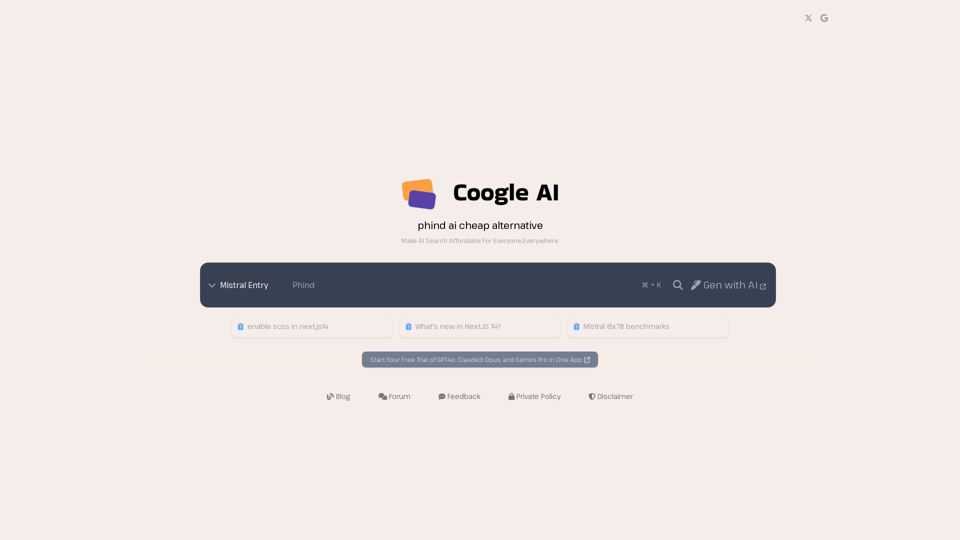 phind ai cheap alternative screenshot