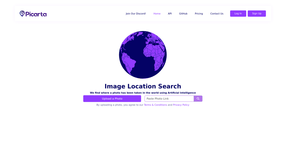 Photo Location Search using AI screenshot