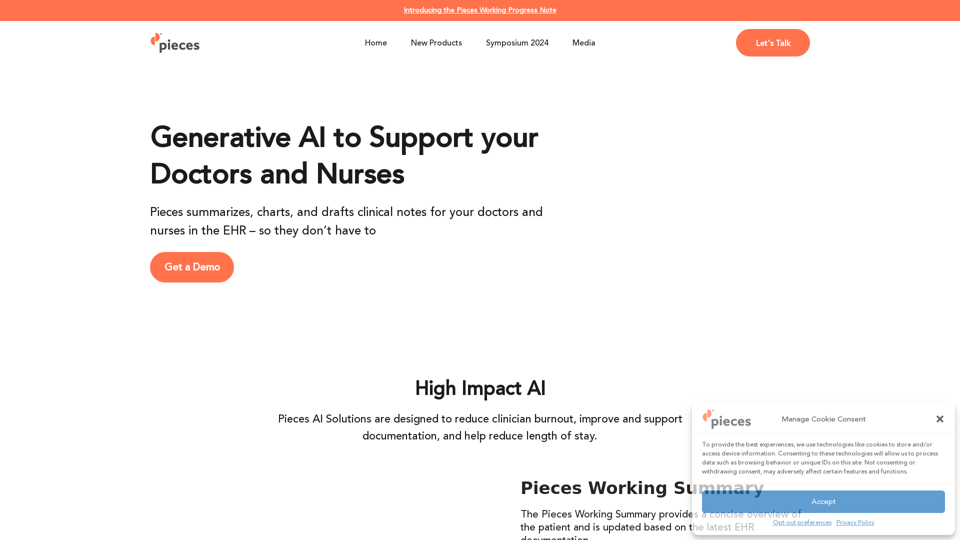 Pieces Technologies: Clinical Generative AI for frontline care teams