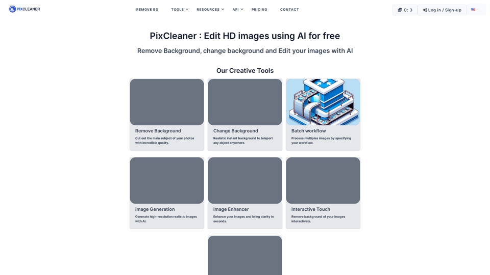 Pixcleaner - Free AI Image Editing: Remove and  Change background in HD