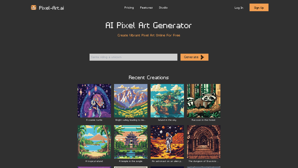 Pixel-Art.ai — AI Pixel Art Generator