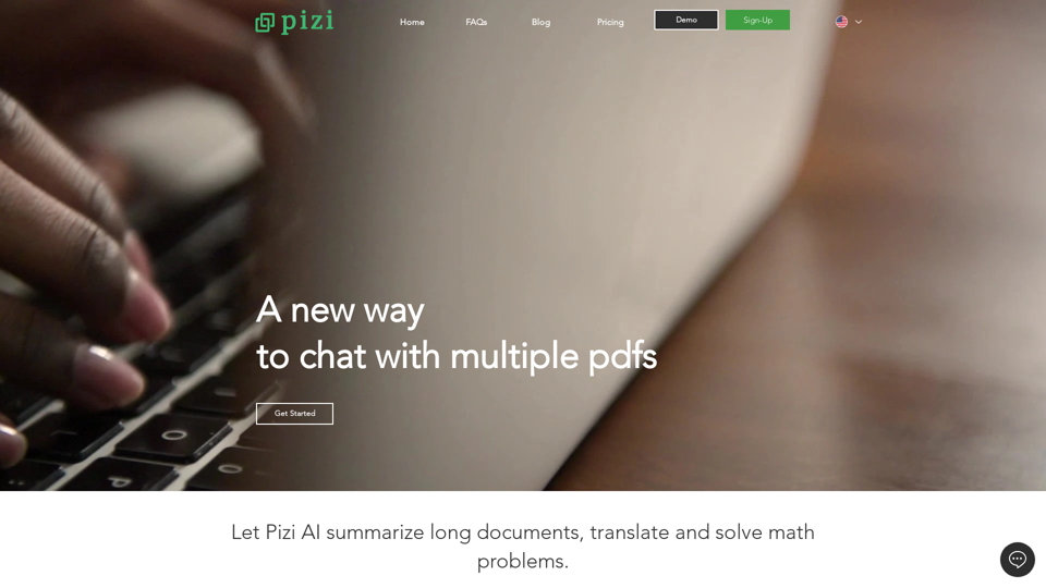 Pizi AI | AI for Multiple PDFs | Math Analysis | AI for Legal Docs