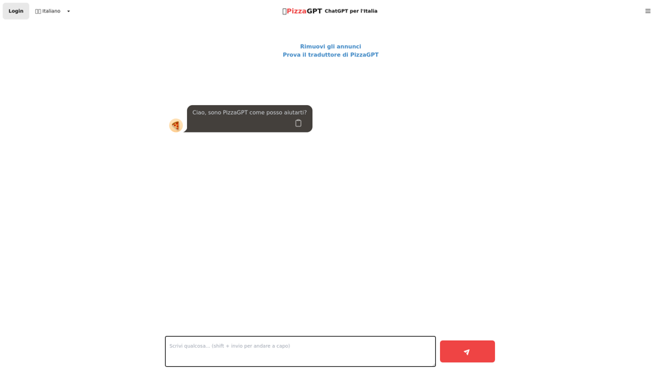 PizzaGPT screenshot