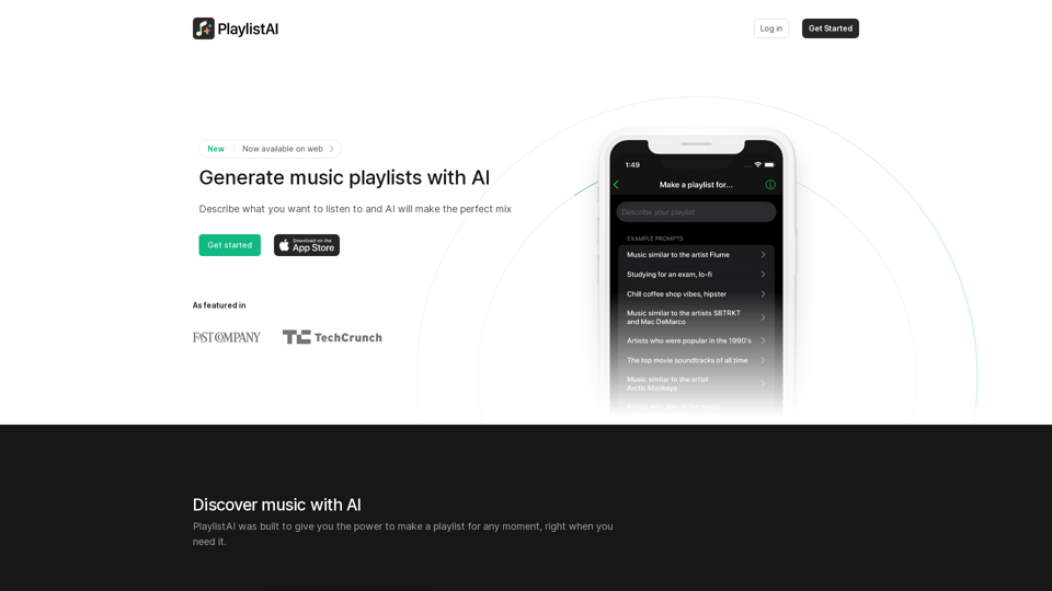 AI Playlist Maker - PlaylistAI