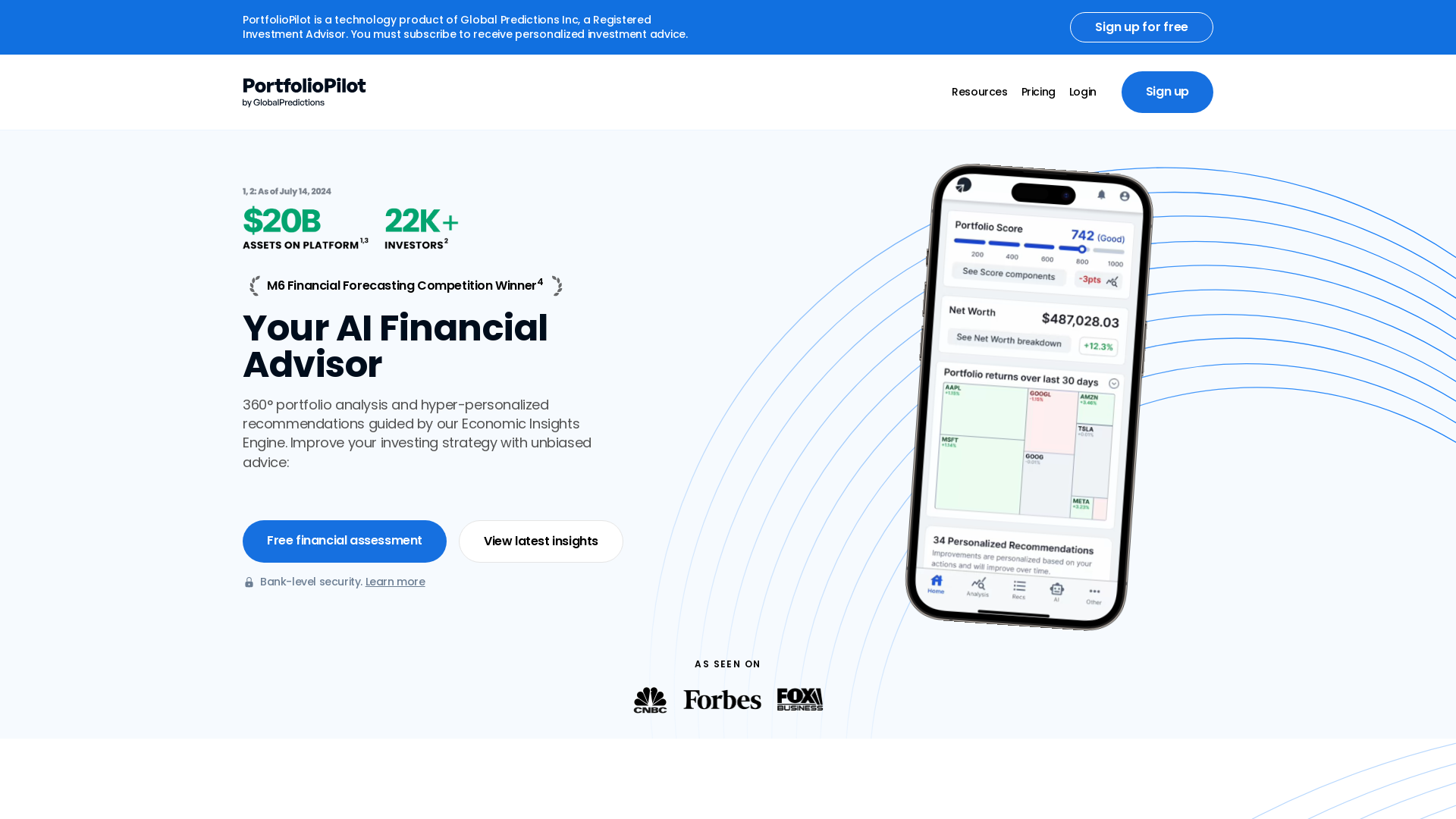 PortfolioPilot screenshot
