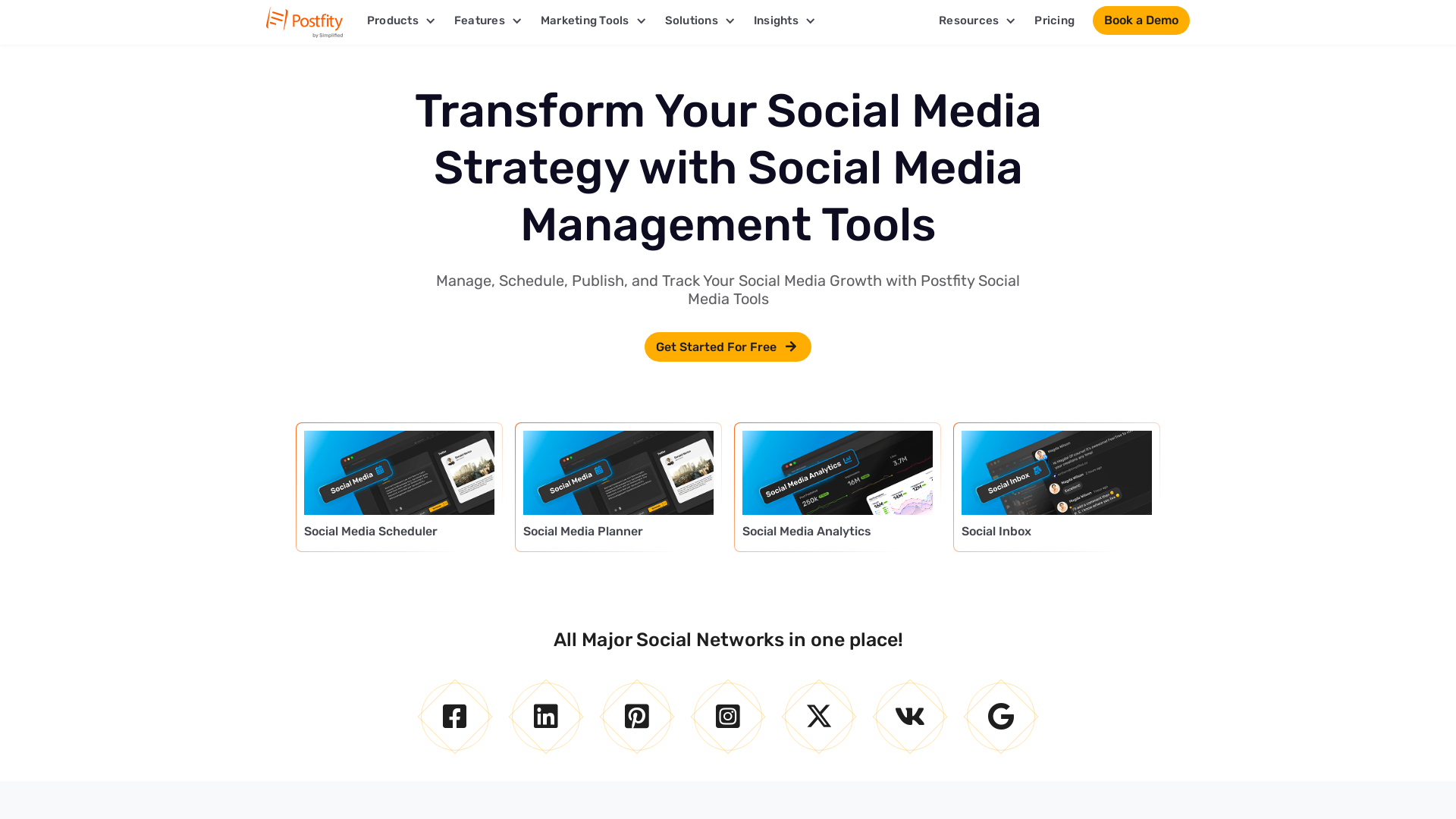 Social Media Marketing and Management Tool