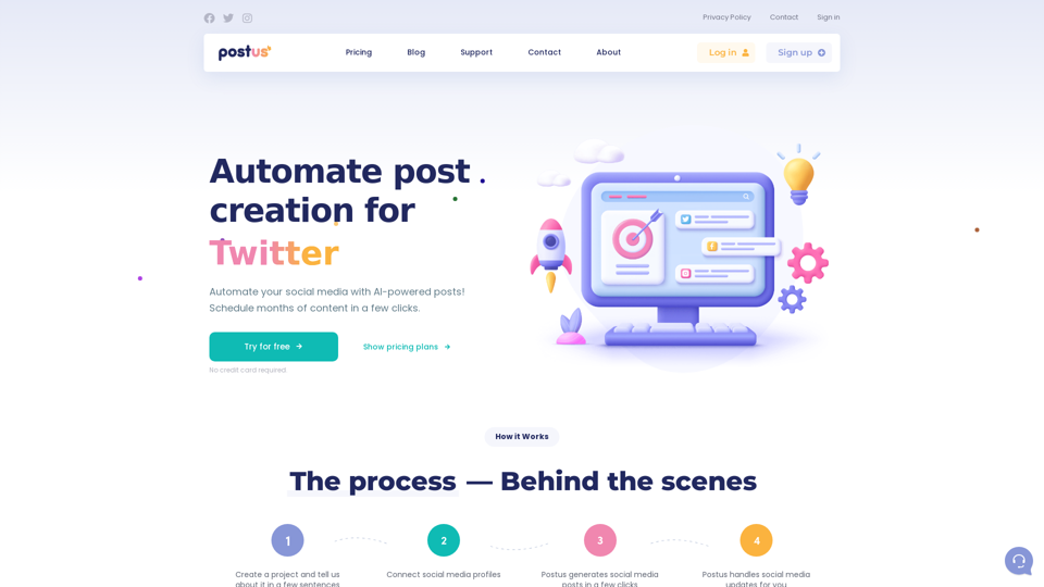 Postus: AI-Powered Social Media Automation