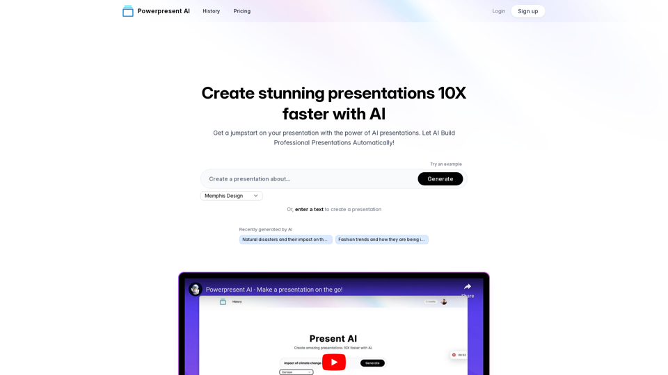 Powerpresent AI screenshot