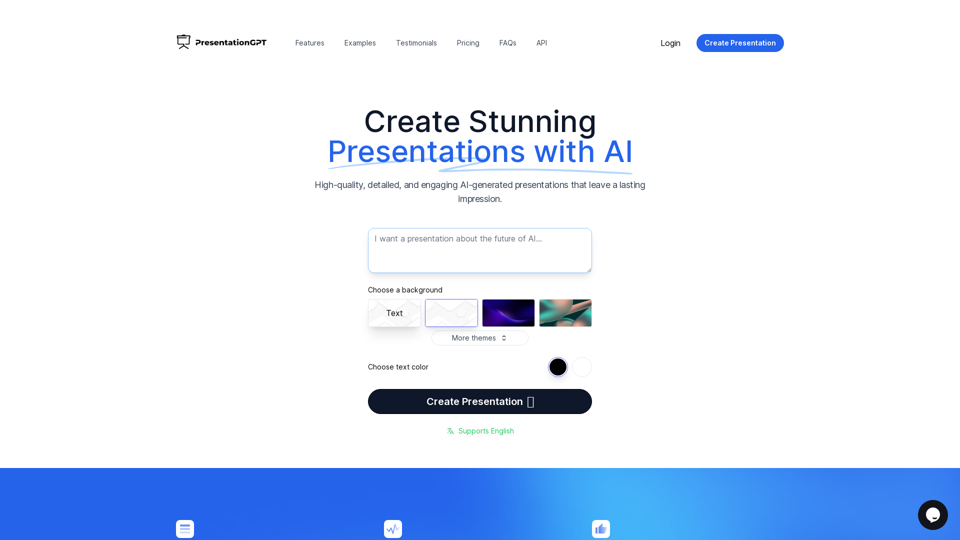 PresentationGPT - The #1 AI Presentation Generator