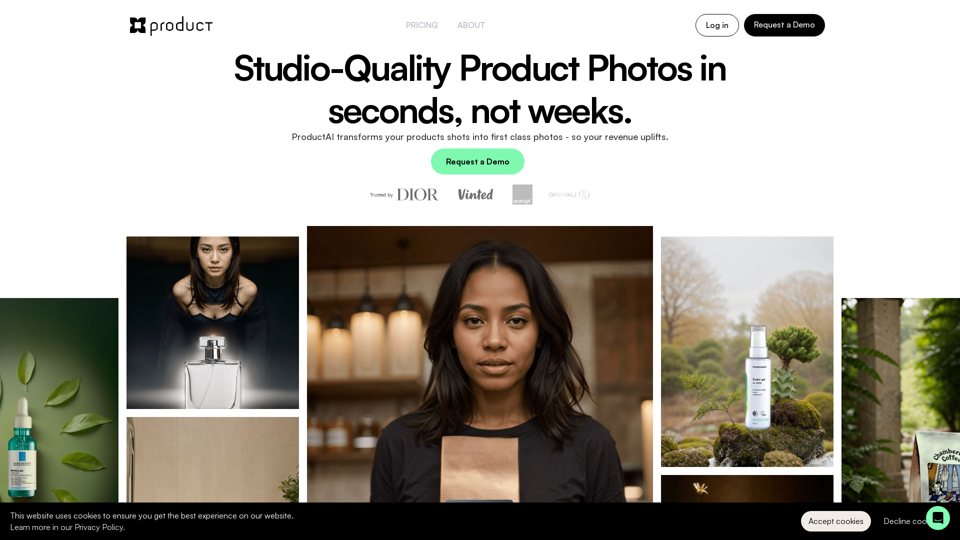 ProductAI: Professional Product photos generated with AI