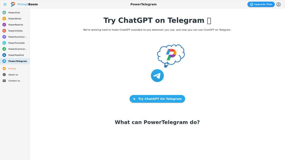 PowerTelegram - PromptBoom