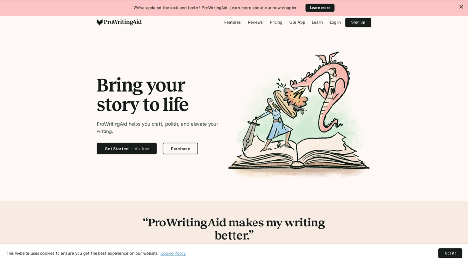 ProWritingAid screenshot