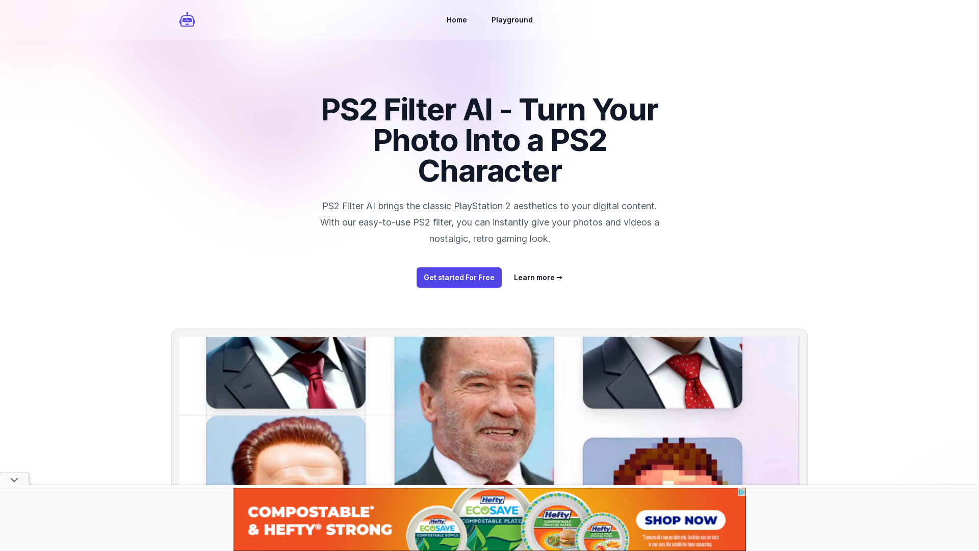 PS2 Filter AI Online Free