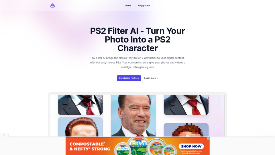 PS2 Filter AI Online Free - Turn Your Photo Into a PS2 Character