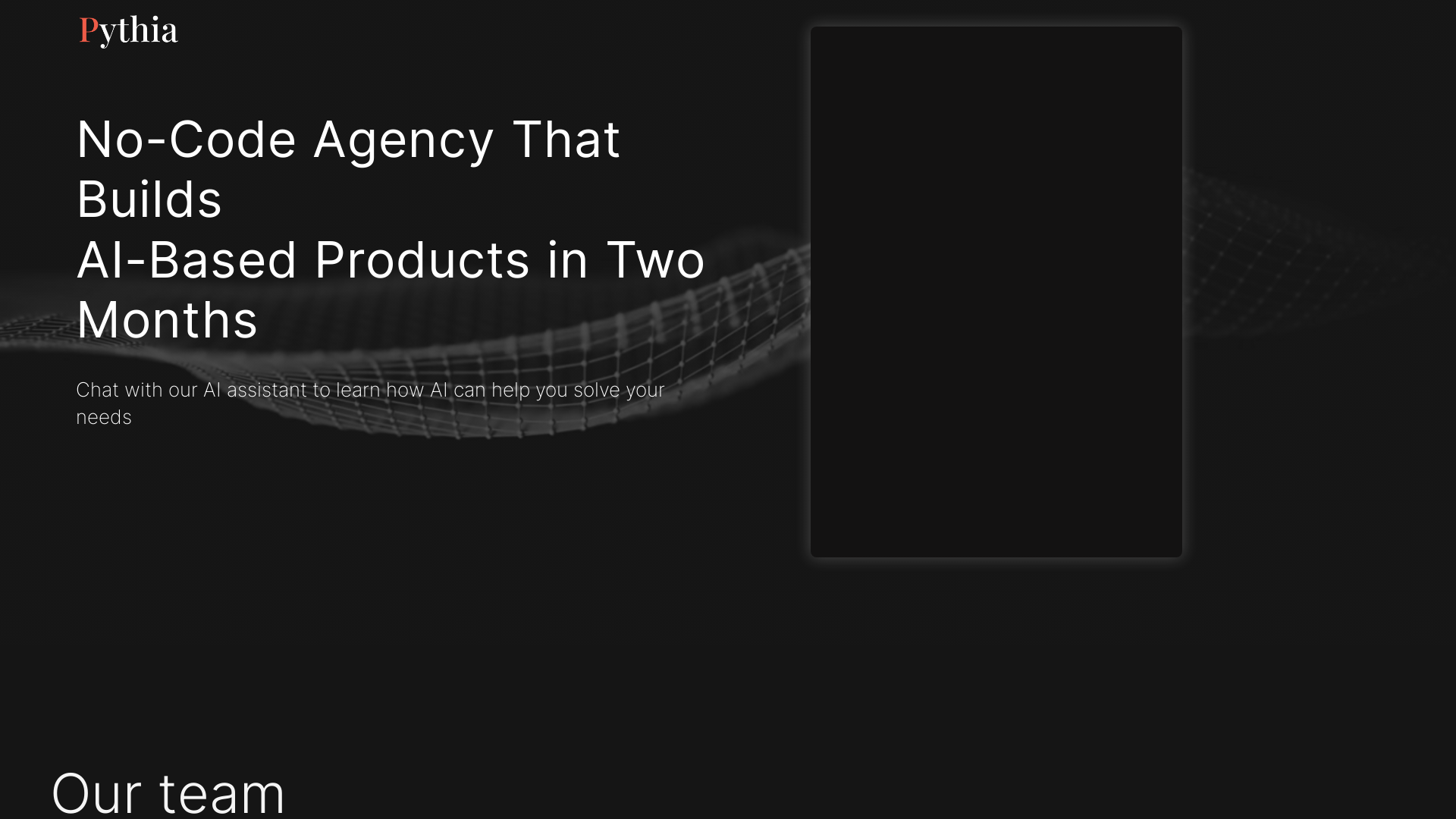 Agency screenshot
