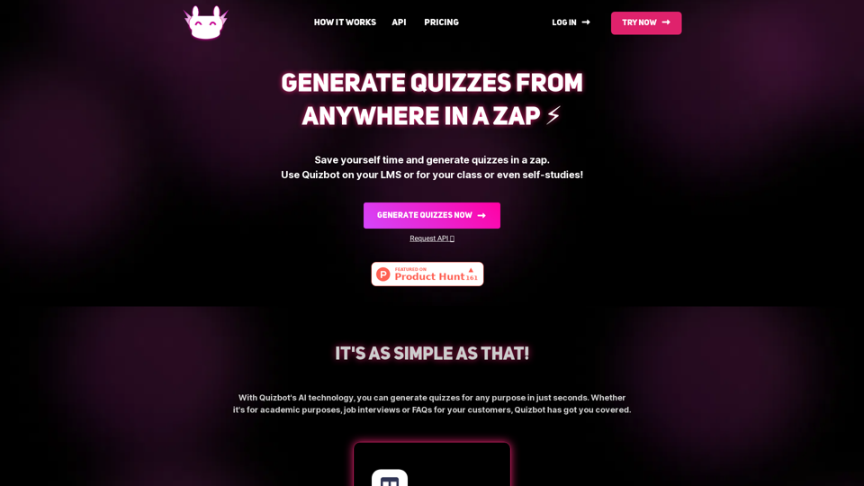 Generate Quizzes In A Snap! screenshot