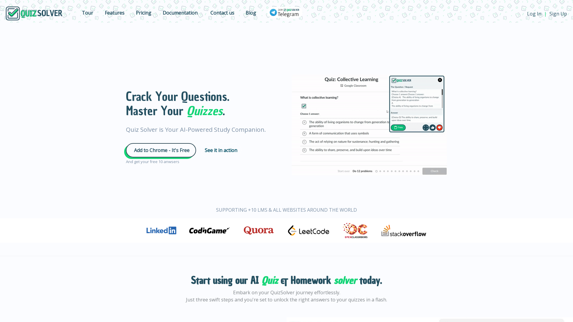 Quiz Solver 我们的AI驱动优势助您应对测验 screenshot