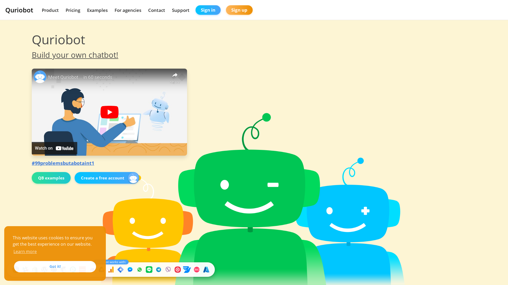 Quriobot screenshot