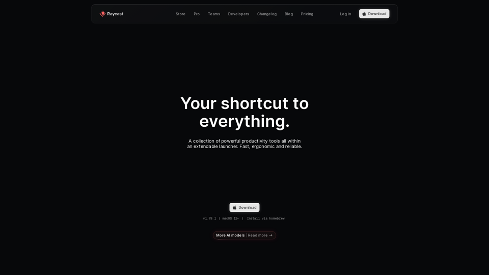 Raycast screenshot