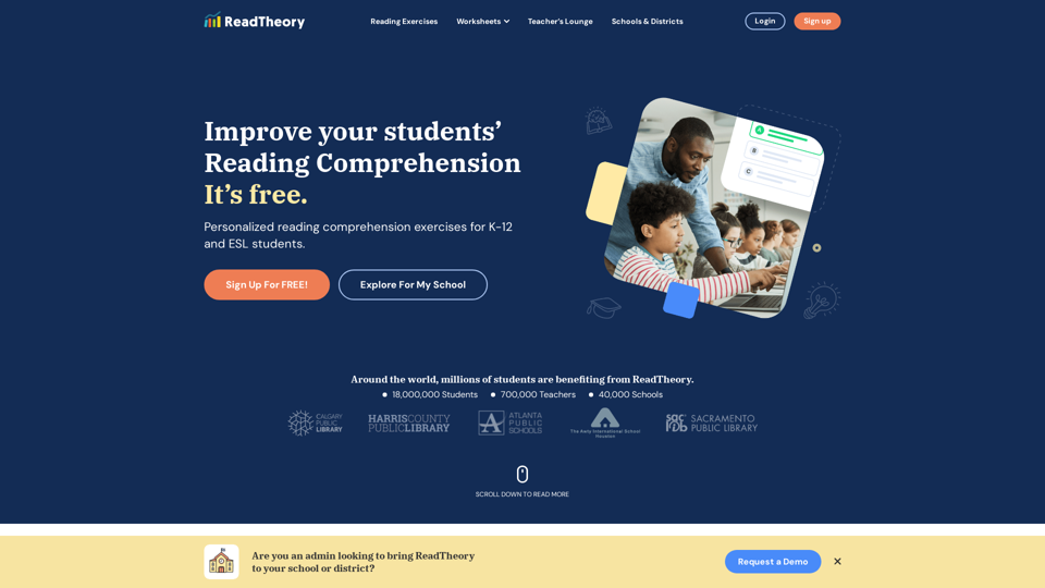 ReadTheory screenshot