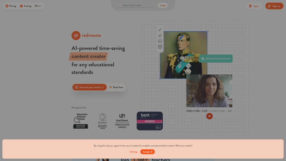 Redmenta screenshot