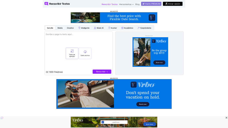 Reescribir Textos screenshot