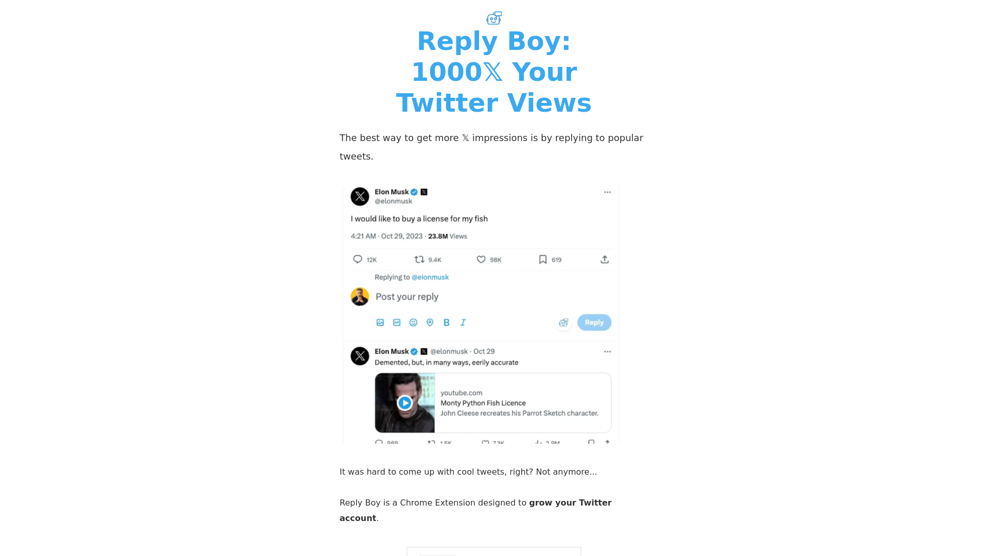 Reply Boy