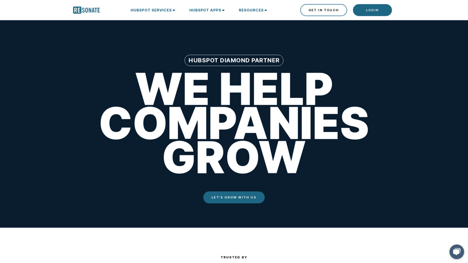 Hubspot Diamond Agency Partner - Resonate Growth Agency