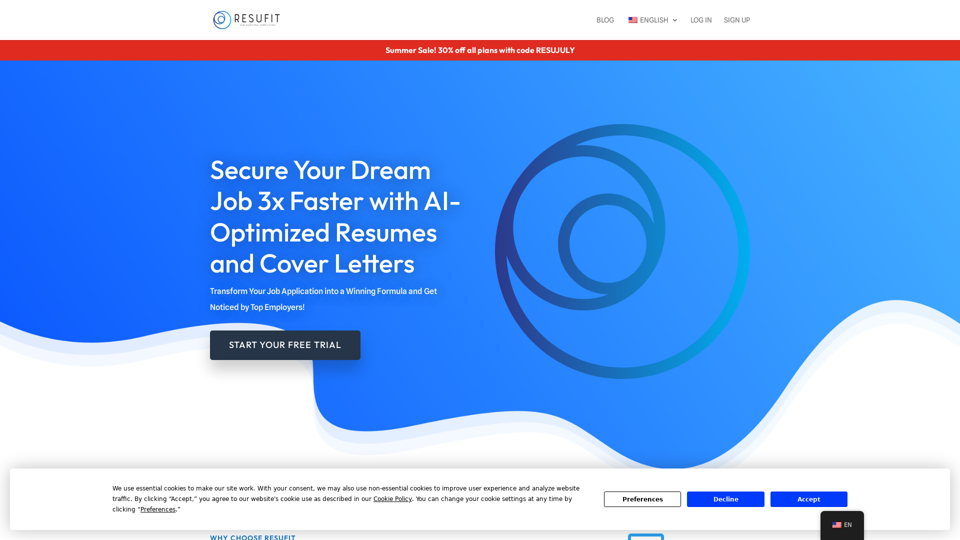 Your AI-powered job application generator · ResuFit
