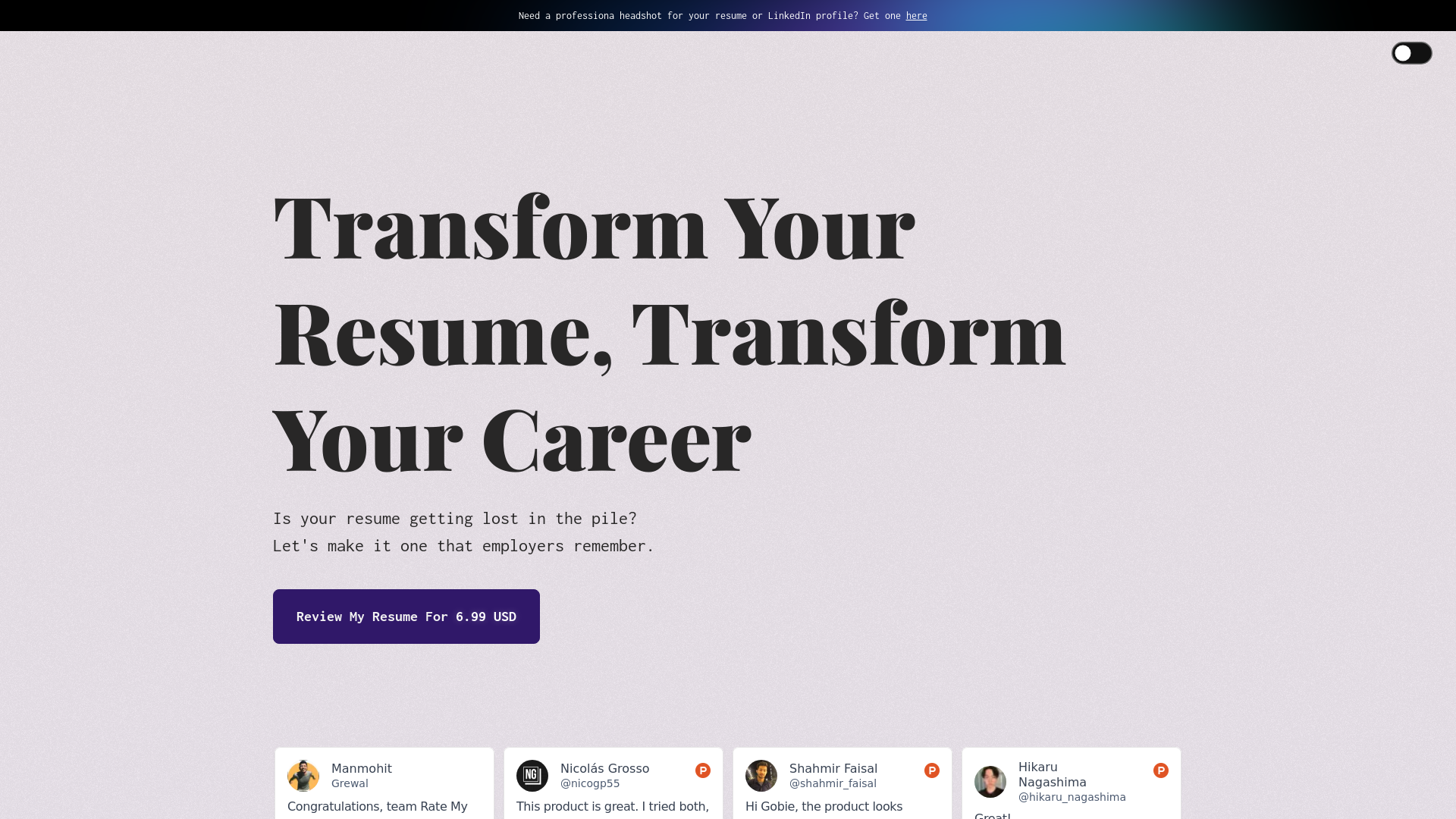 AI Powered Resume Checker screenshot
