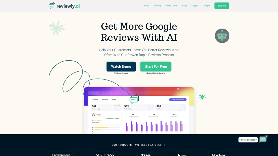 Reviewly | Skyrocket Your Google Reviews With AI