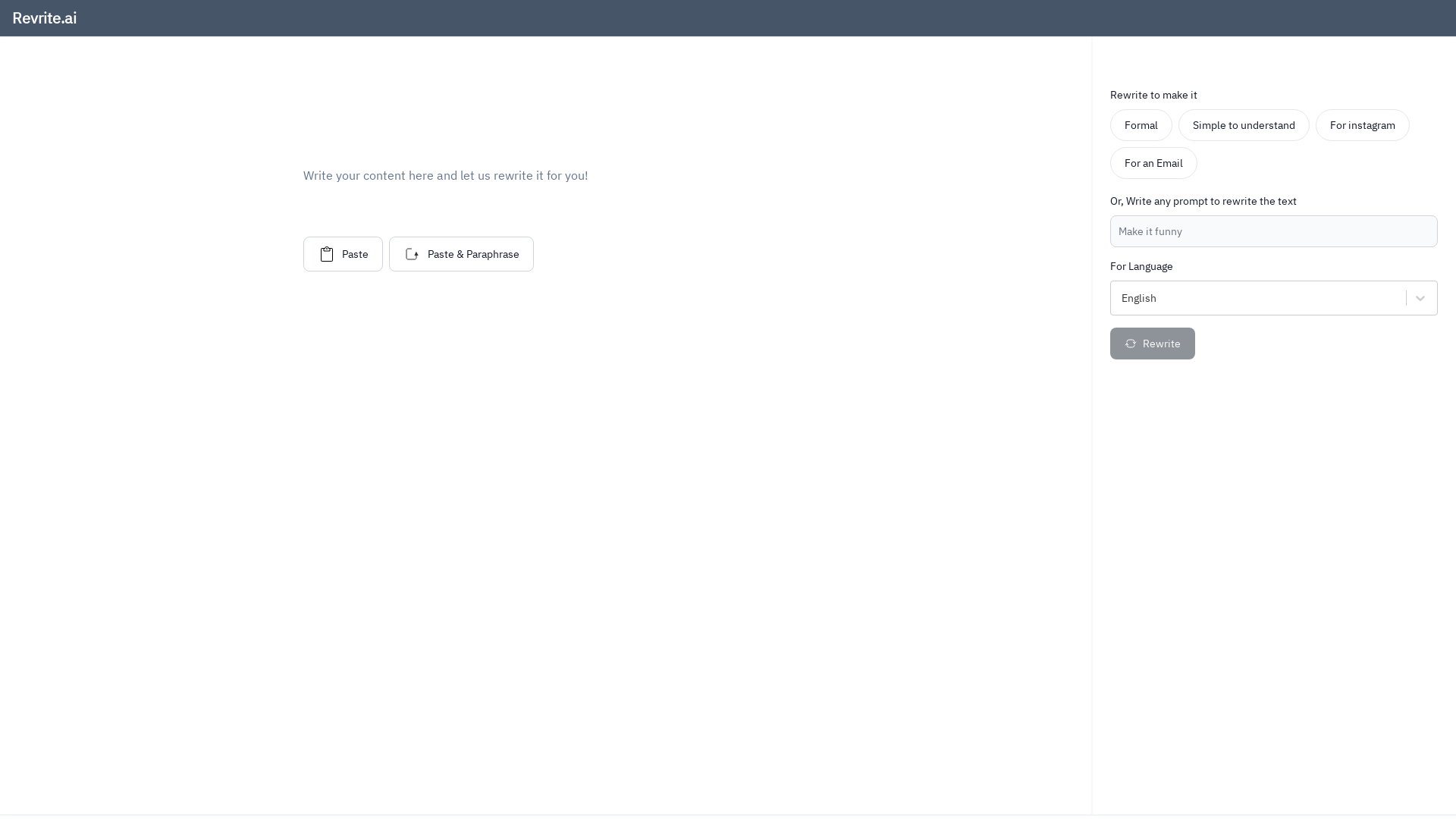 revrite.ai screenshot