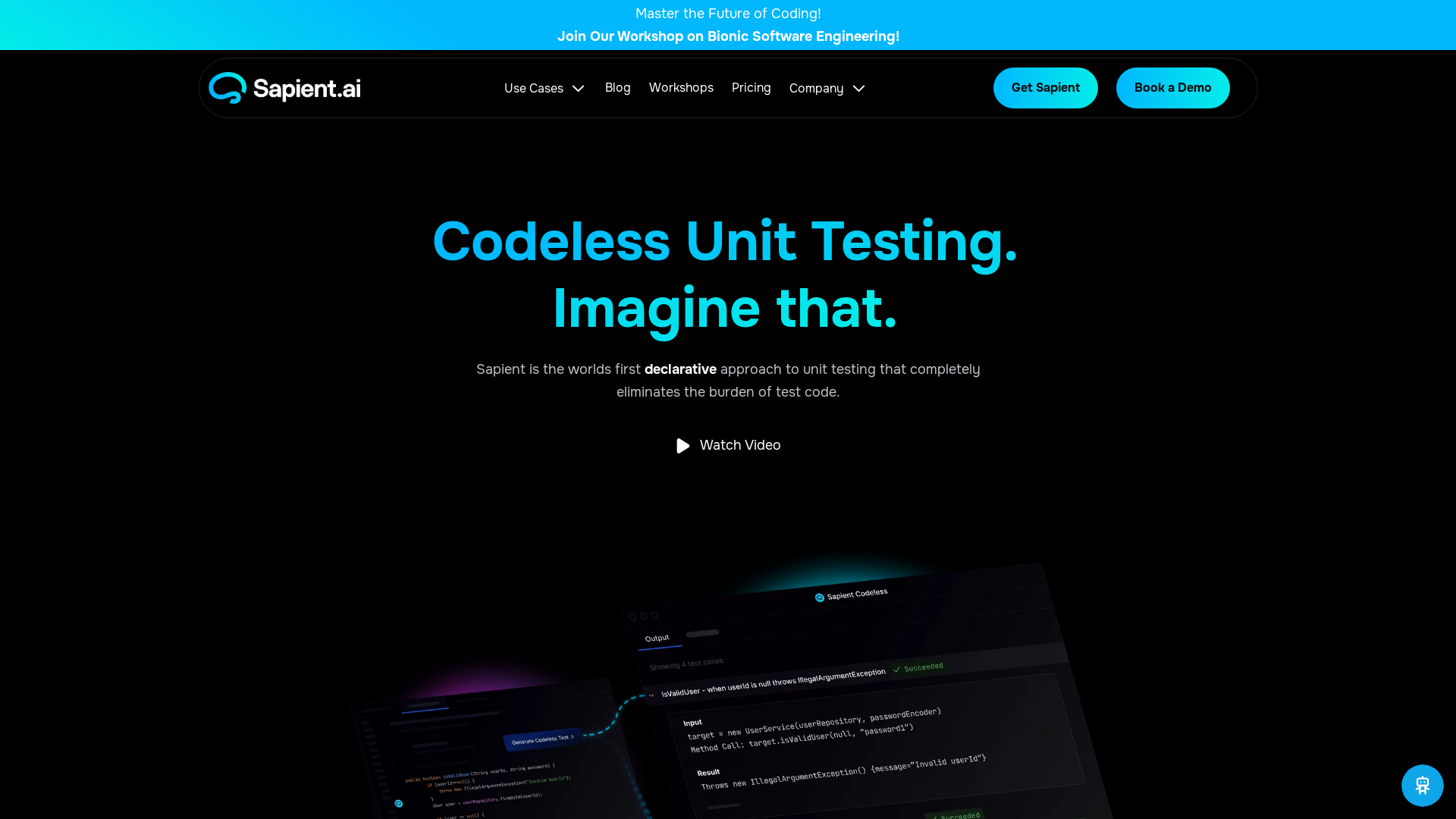 Codeless Unit Test Generation With AI