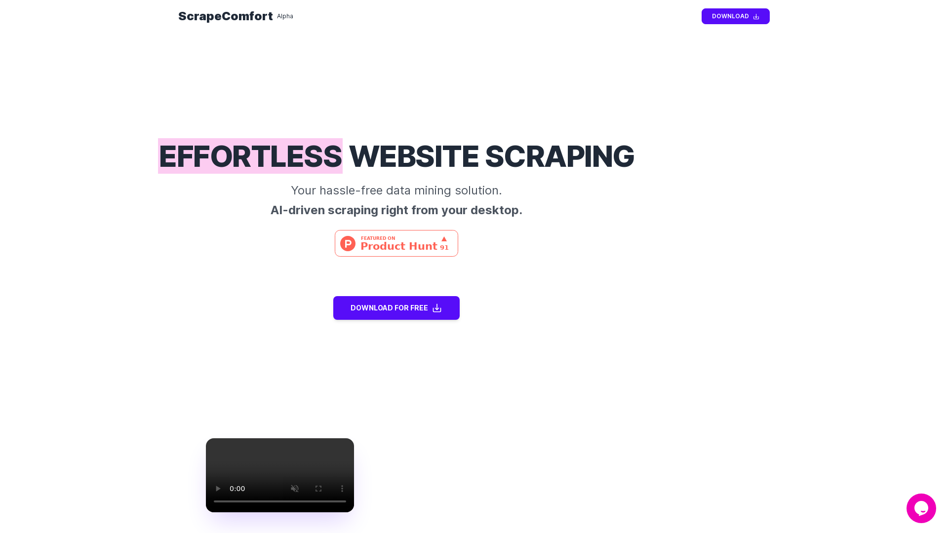 Scrape Comfort screenshot