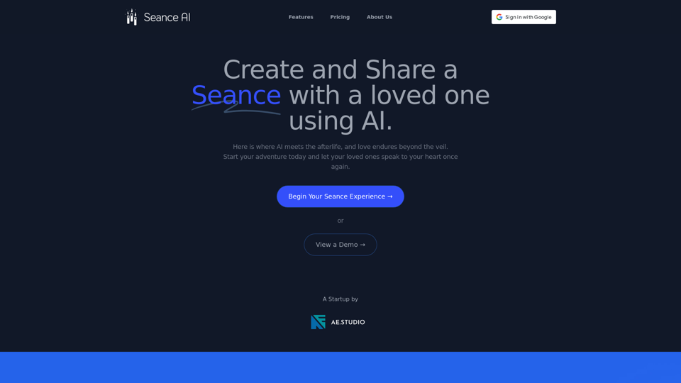 Seance AI - Commune with lost friends and family via AI