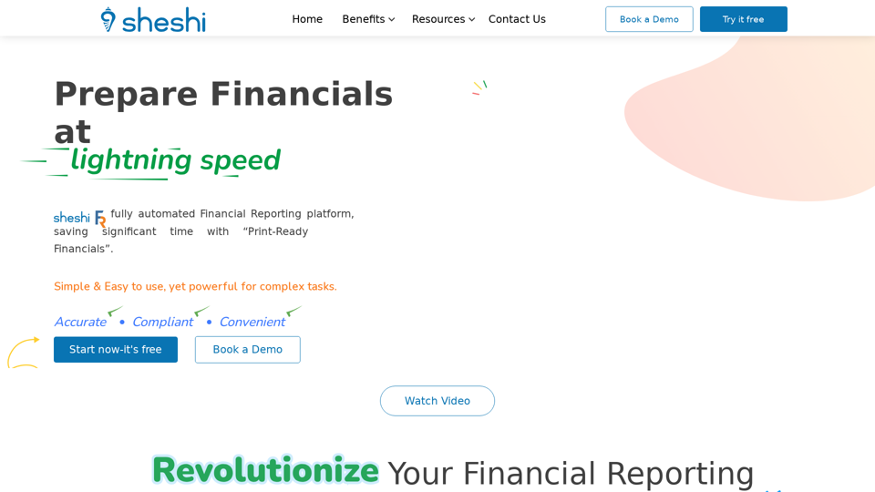 Sheshi AI | Automated Financial Reporting