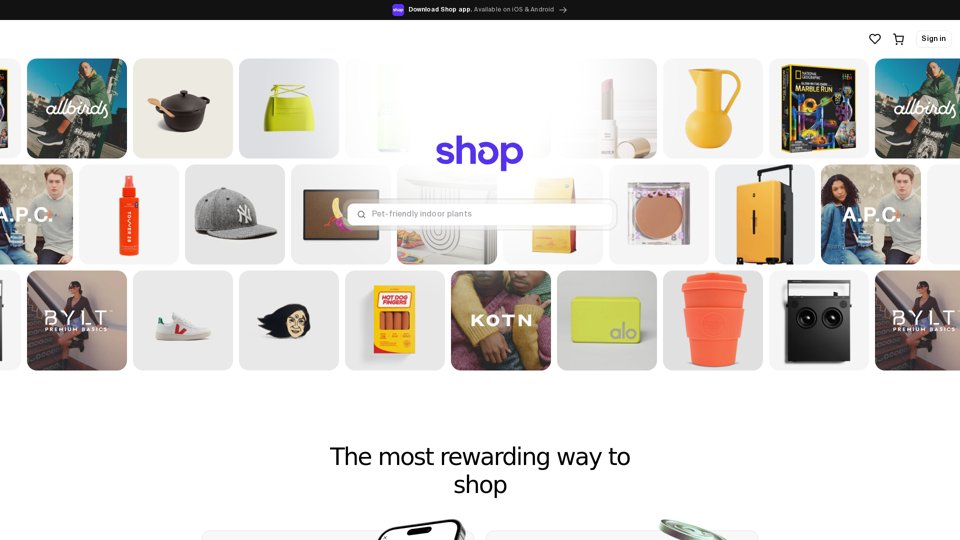 Shop | The most amazing way to shop online