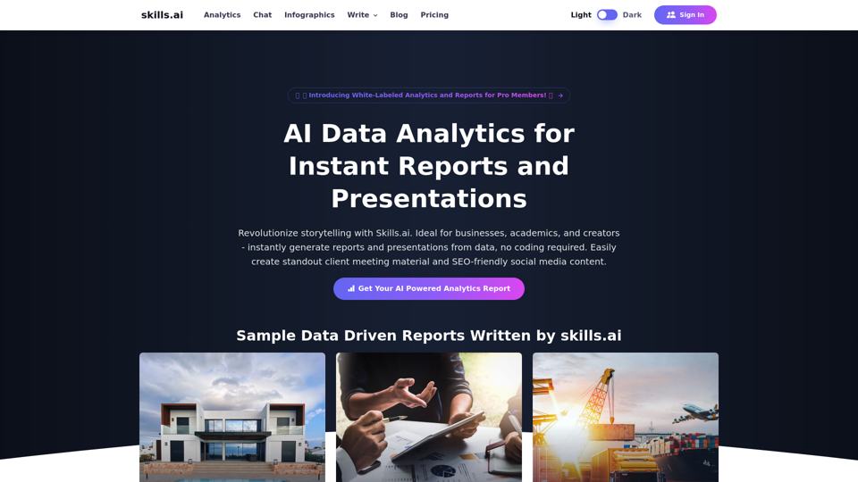 AI-Powered Analytics: Fast Content Creation & Presentations