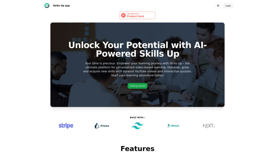 Skills Up app