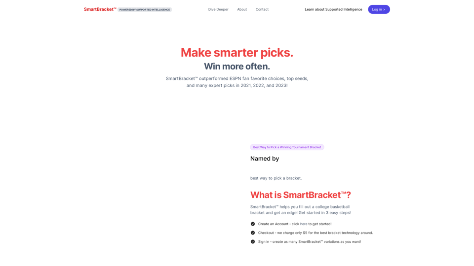 SmartBracket™ screenshot