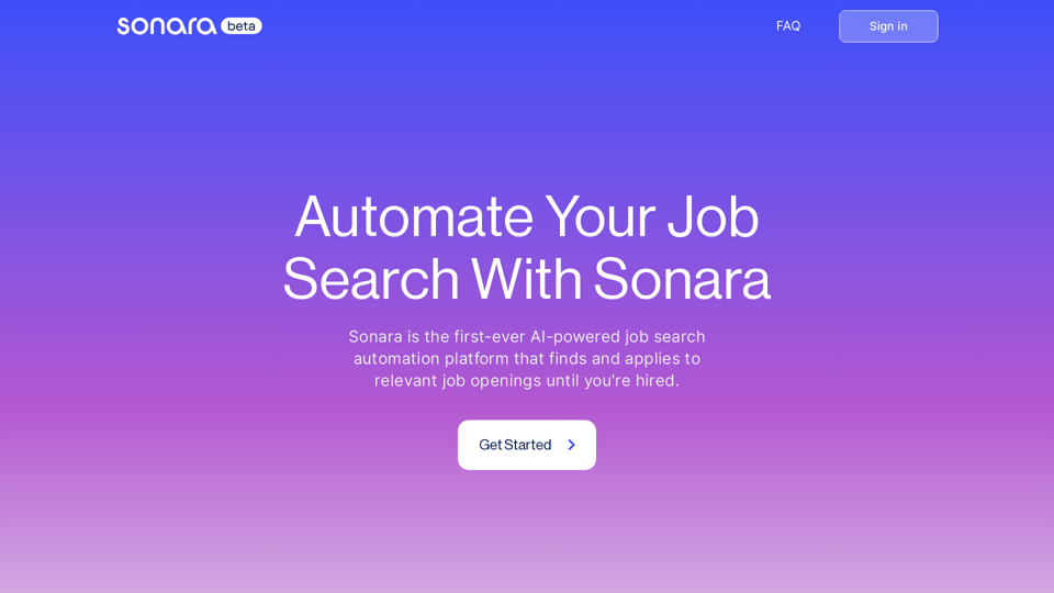 Sonara screenshot