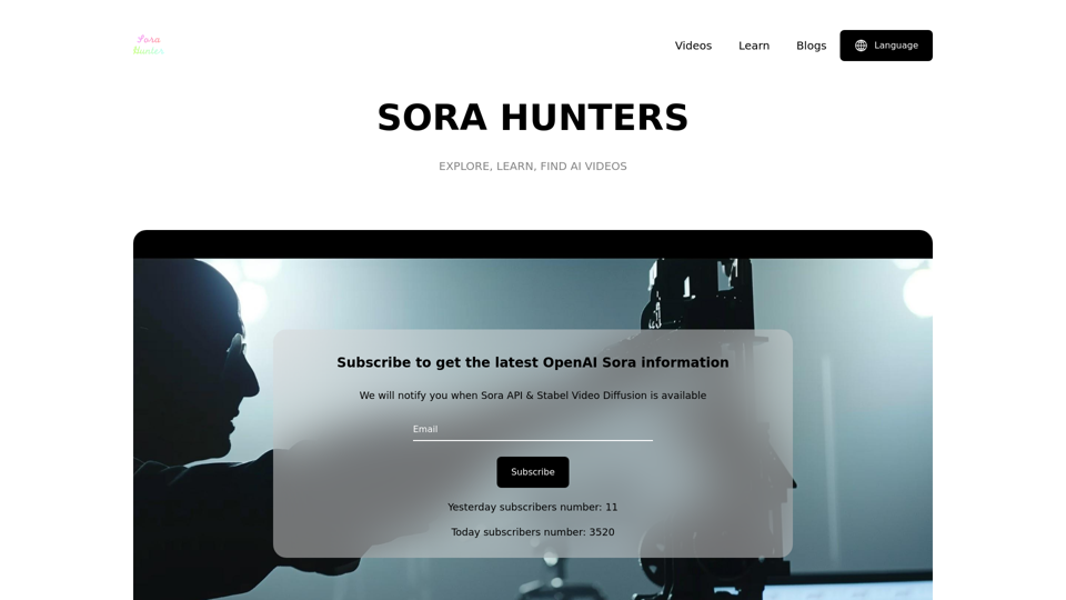 OpenAI Sora Video & Stability Video Diffusion | Sora hunters