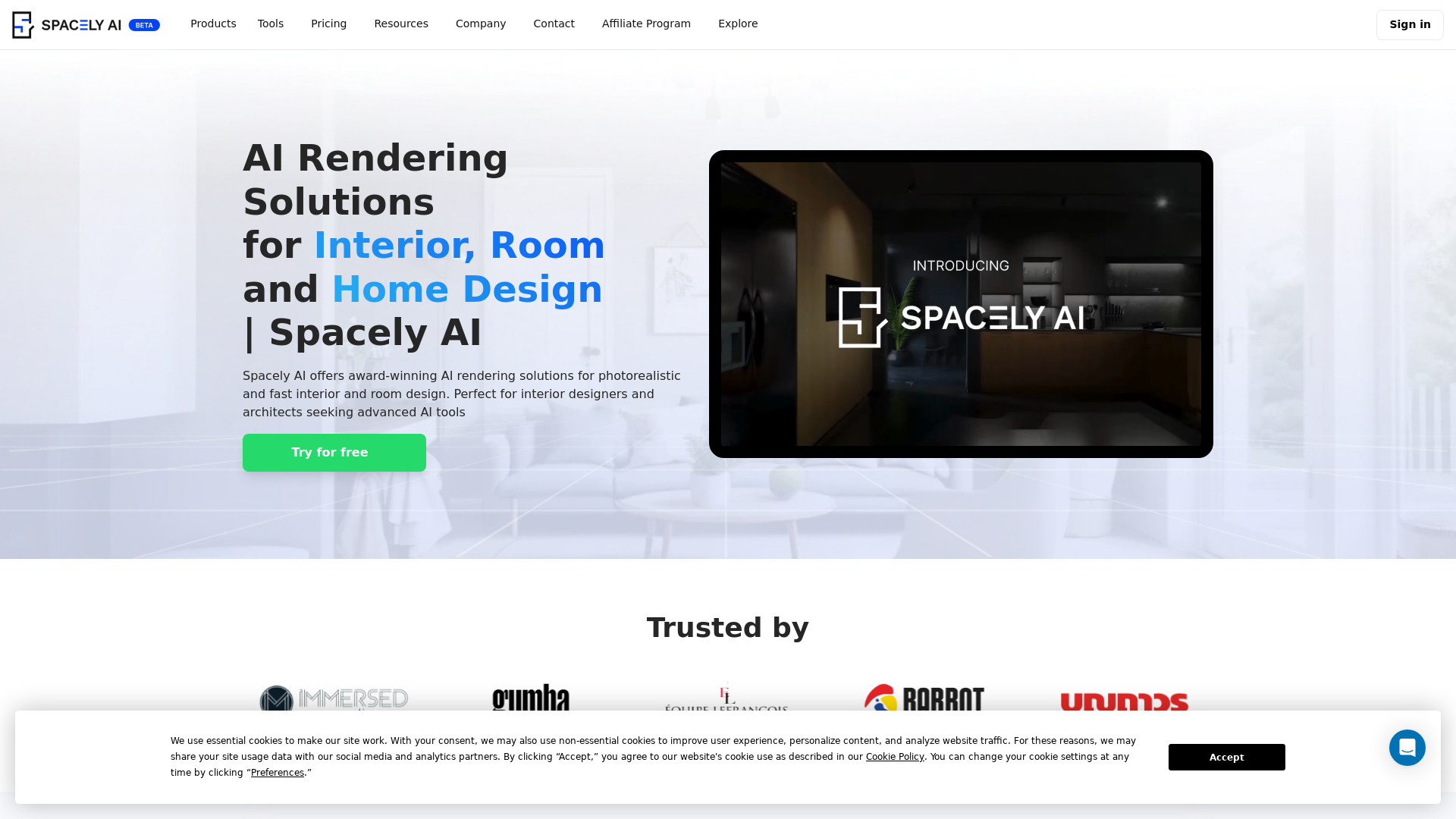 AI Rendering Solutions for Interior, Room and Home Design